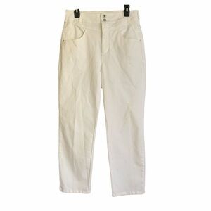 Anthropologie High Rise Cream Jeans